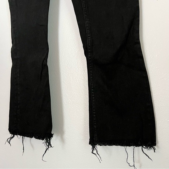 Everlane Black High Rise Kick Crop Jeans - 26 - Picture 5 of 12